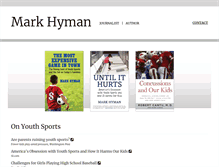 Tablet Screenshot of markhyman.com